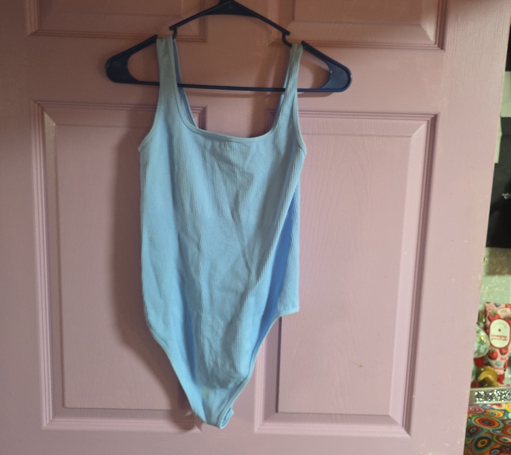 Womens Light Blue One-Piece Tank